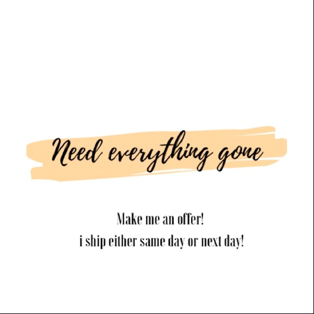 Please don’t make a low offer though! 🤍